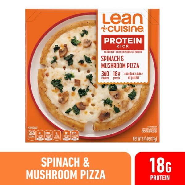 Lean Cuisine Spinach and Mushroom Frozen Pizza