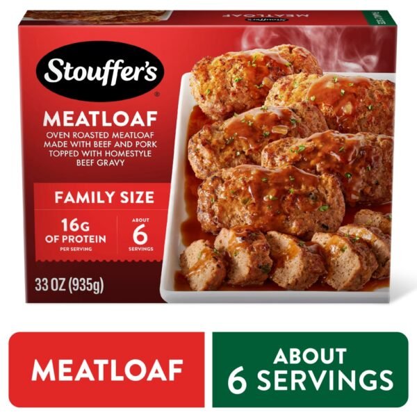 Stouffer’s Meatloaf Family Size Meatloaf Frozen Dinner Easy Family Frozen Dinners