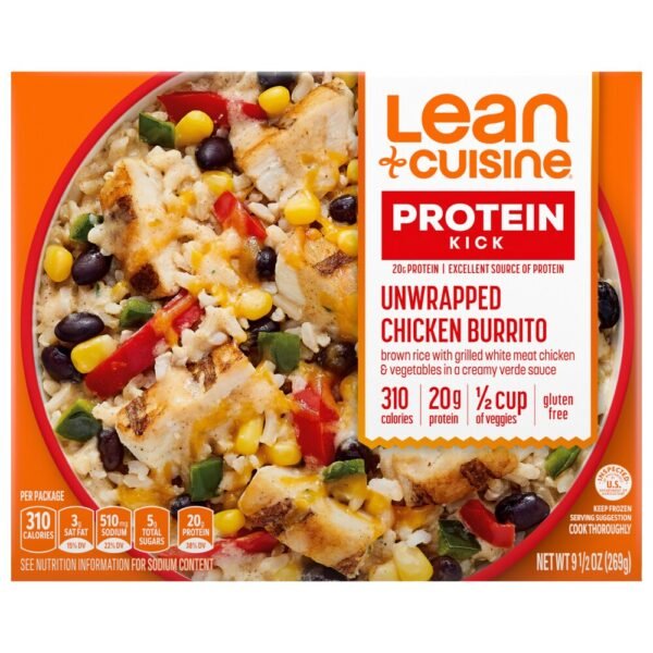 Lean Cuisine® Protein Kick Upwrapped Chicken Burrito Frozen Meal
