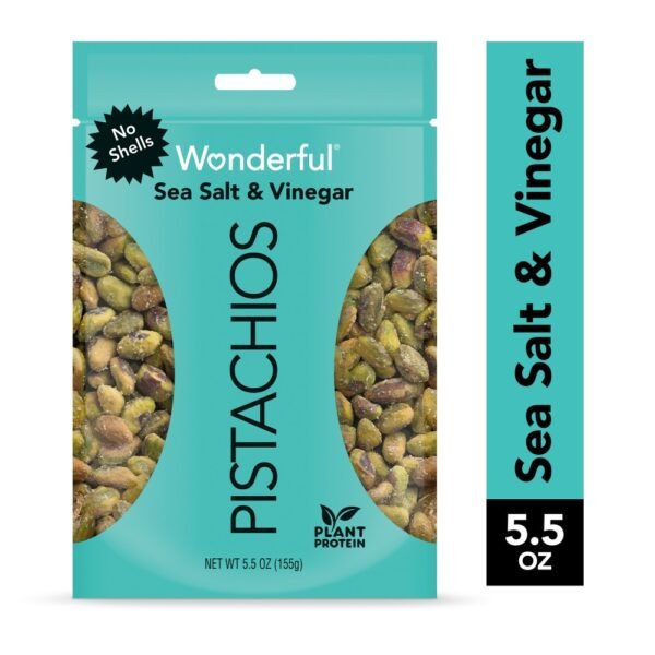 Wonderful Pistachios No Shells Sea Salt & Vinegar Pistachios