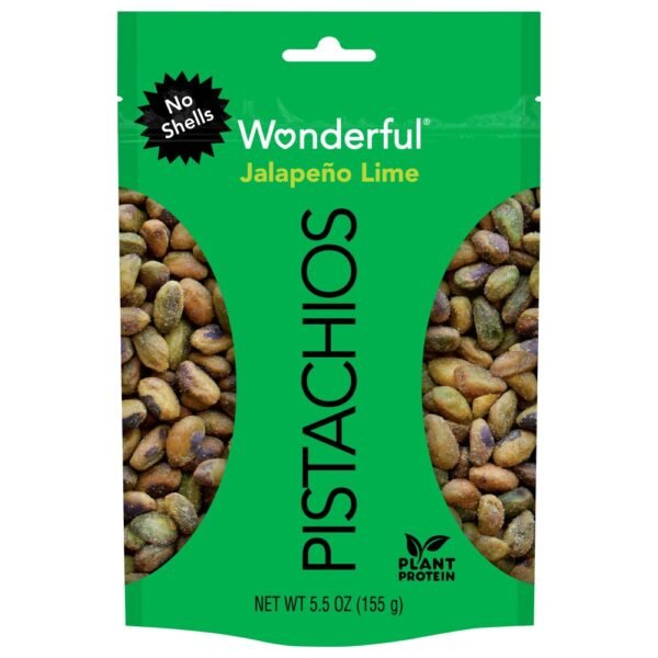 Wonderful® No Shell Jalapeno Lime Pistachios