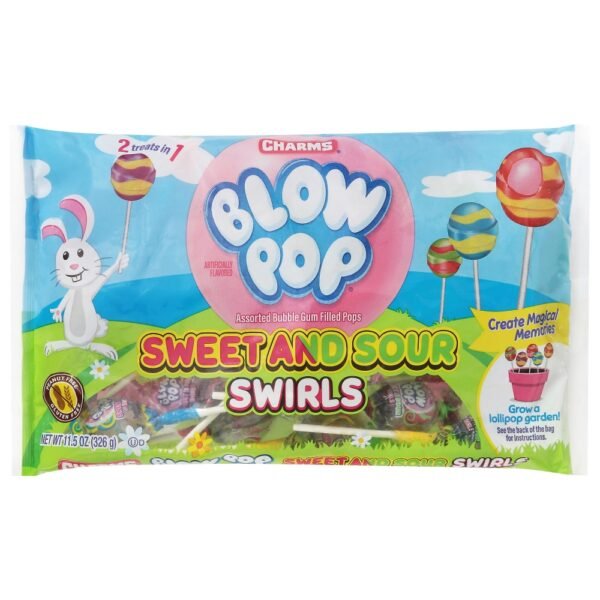 Charms® Sweet & Sour Swirls Blow Pop Easter Candy