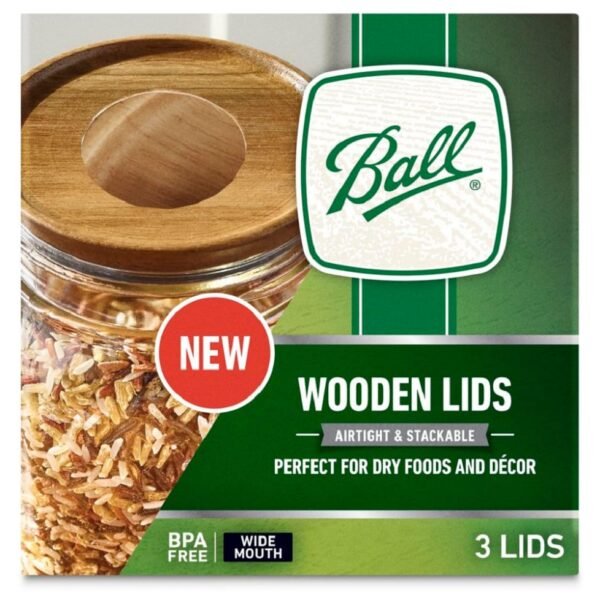Ball® Wide Mouth Wooden Jar Lids