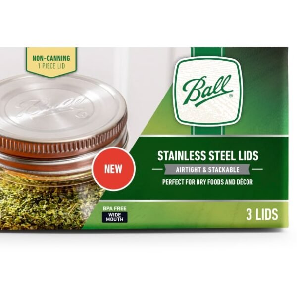 Ball® Wide Mouth Stainless Steel Lids