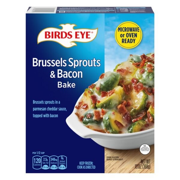 Birds Eye Brussels Sprouts And Bacon Bake Frozen Vegetable
