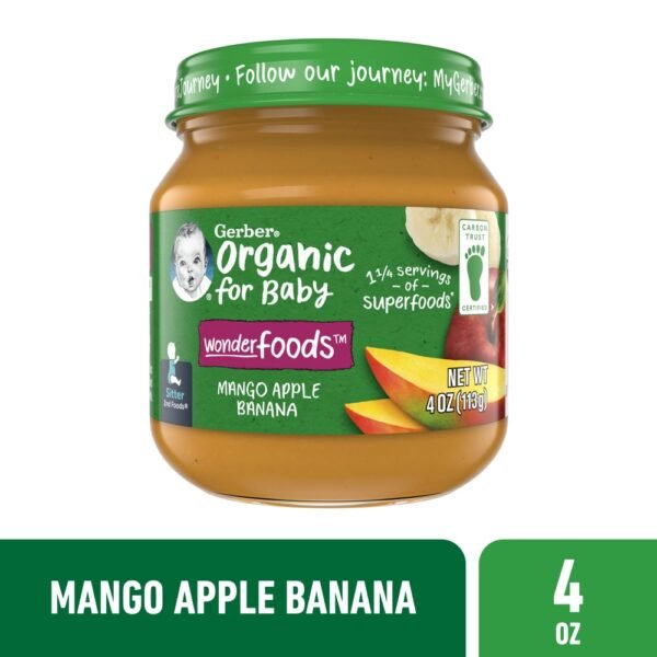 Gerber® 2nd Foods Organic Mango Apple Banana Baby Food