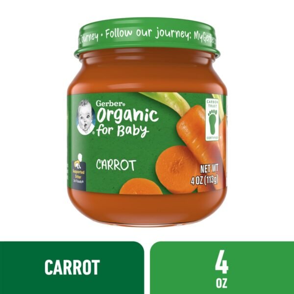 Gerber® 1st Foods Organic Carrot Baby Food