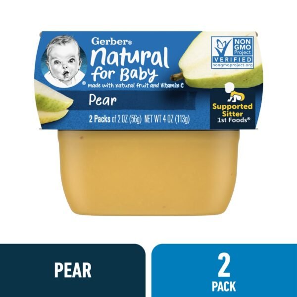 Gerber® 1st Foods Pear Baby Food Tubs