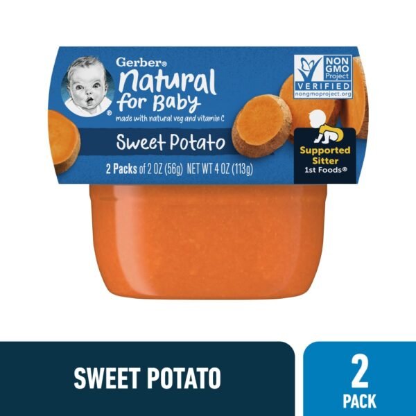 Gerber® 1st Foods Sweet Potato Baby Food Tubs