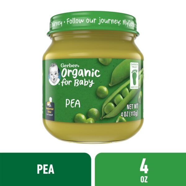 Gerber® 1st Foods Organic Pea Baby Food