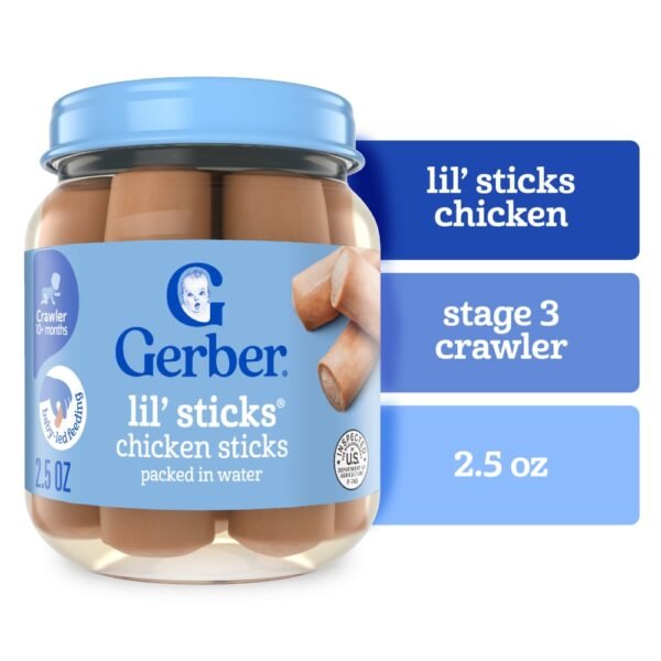Gerber 3rd Foods Mealtime for Baby Lil' Sticks Chicken