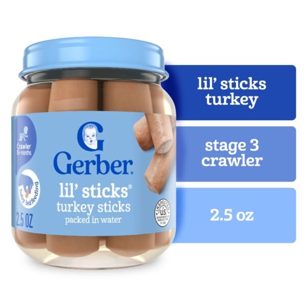 Gerber 3rd Foods Mealtime for Baby Lil' Sticks Turkey