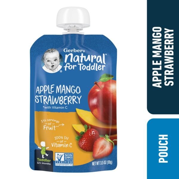 Gerber Toddler Foods Apple Mango Strawberry Clean Label Project