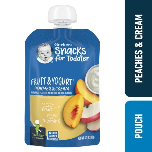 Gerber Fruit and Yogurt Peaches and Cream Toddler Food