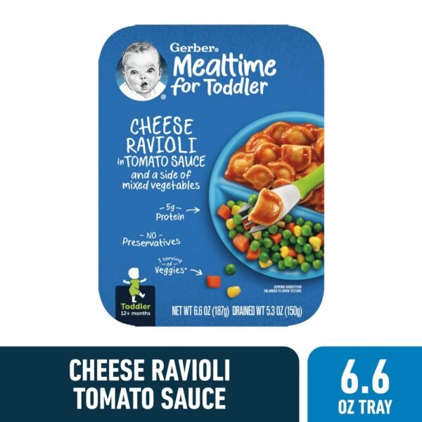 Gerber® Toddler Cheese Ravioli in Tomato Sauce Meals