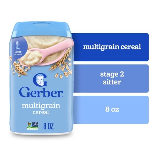 Gerber 2nd Foods Baby Cereal Grain & Grow Multigrain Clean Label Project