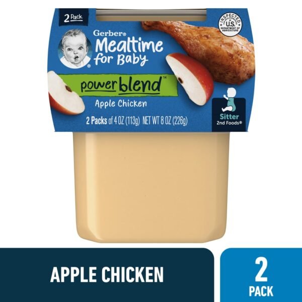 Gerber 2nd Foods Baby Foods Apple Chicken