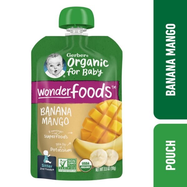 Gerber® 2nd Foods Organic Banana Mango Baby Food