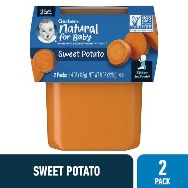 Gerber® 2nd Foods Sweet Potato Baby Food Tubs