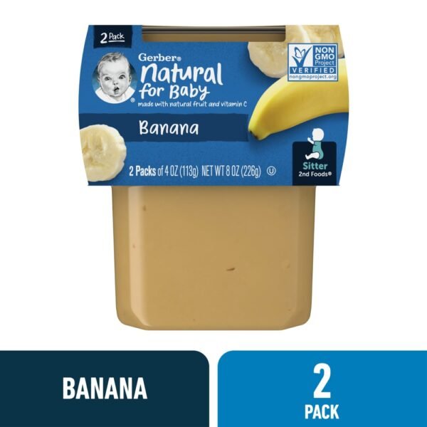 Gerber® 2nd Foods Banana Baby Food Tubs