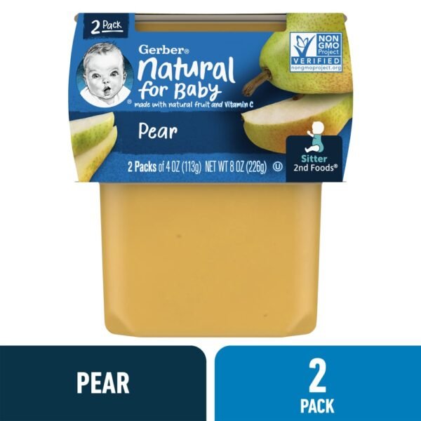 Gerber® 2nd Foods Pear Baby Food Tubs