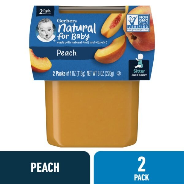 Gerber 2nd Foods Baby Food Peach Puree Clean Label Project