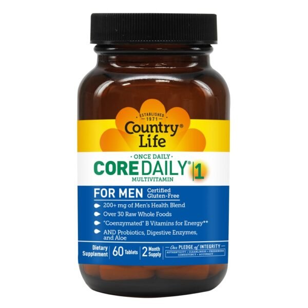Country Life Core Daily-1 Men's Multivitamin Tablets