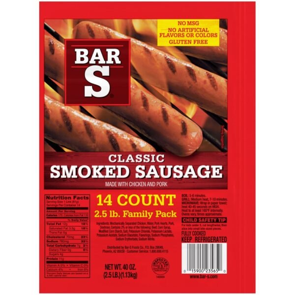 Classic High Protein Smoked Sausage