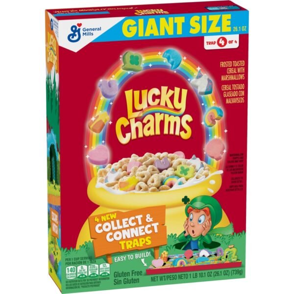 Lucky Charms with Marshmallows Giant Size St. Patrick's Day Cereal