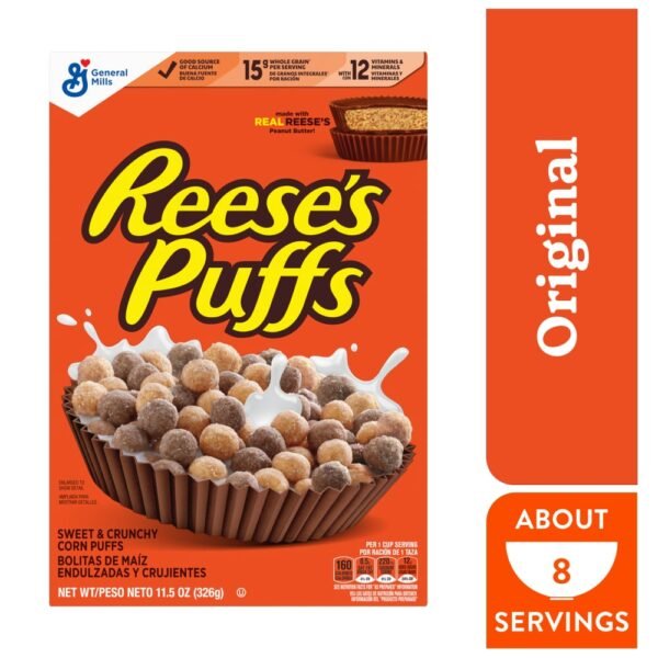 General Mills Reese’s Puffs Chocolatey Peanut Butter Cereal