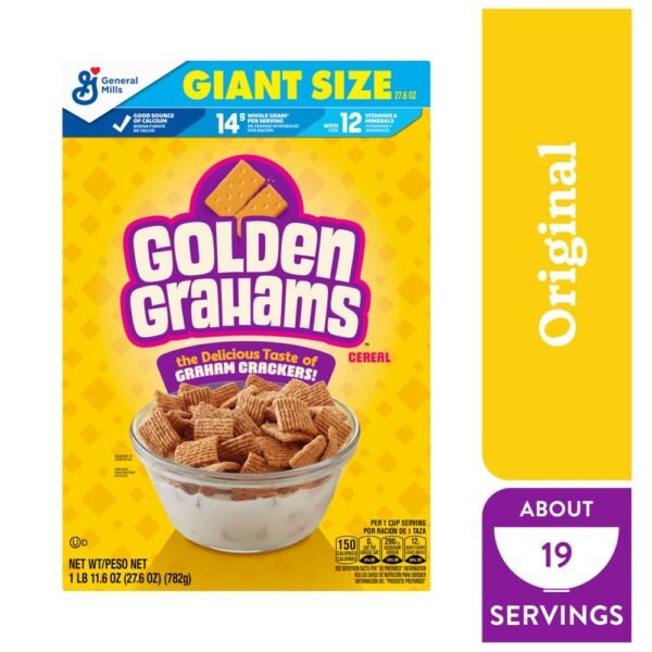 General Mills Golden Grahams Giant Size Cereal