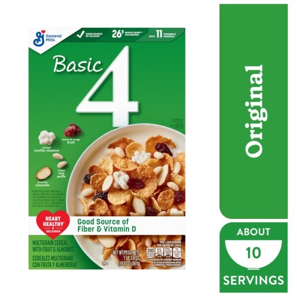 General Mills Basic Four Fruit & Almonds Cereal