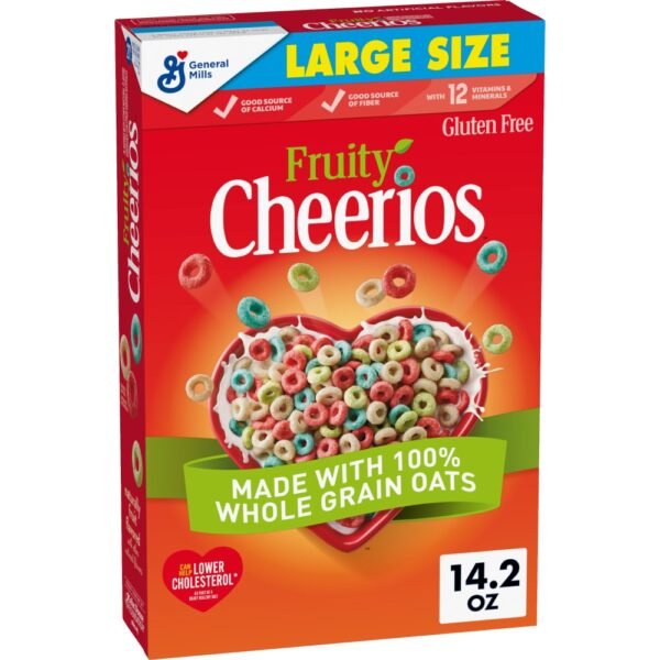 General Mills Fruity Cheerios Large Size Cereal