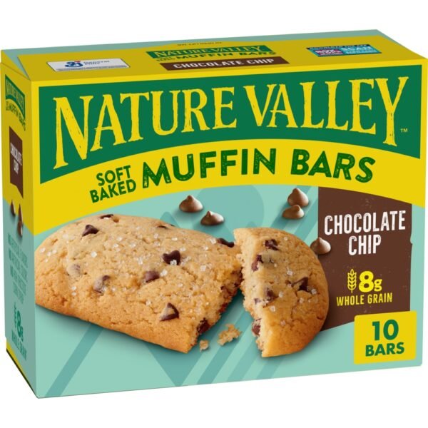 Nature Valley Soft Baked Muffin Chocolate Chip Breakfast bars