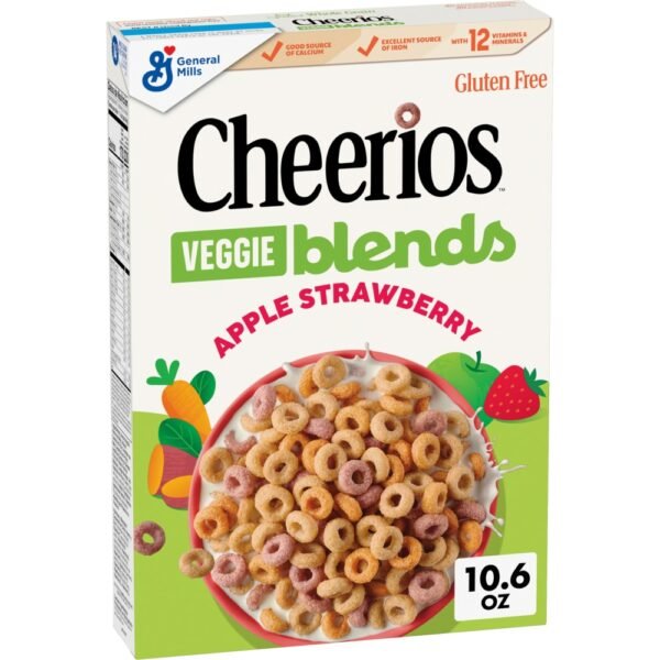 General Mills Cheerios Veggie Blends Apple Strawberry Cereal
