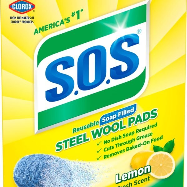 S.O.S Lemon Fresh Steel Wool Soap Pads