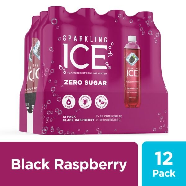 Sparkling Ice® Black Raspberry Flavored Sparkling Bottled Water