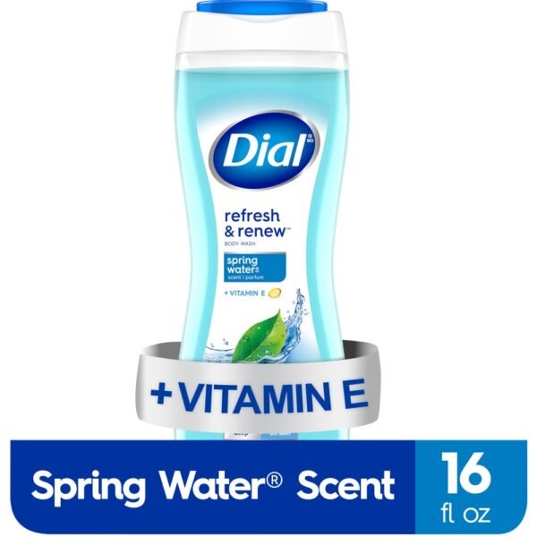 Dial® Refresh & Renew™ Body Wash Spring Water® Scent Dermatologist Tested Cleansing