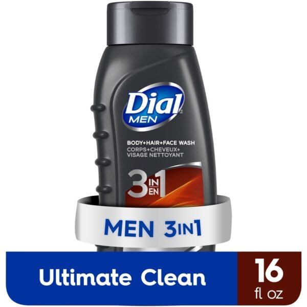Dial® Men 3 In 1 Ultimate Clean™ Body + Hair + Face Wash