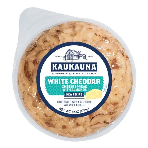 Kaukauna® White Cheddar Cheese Ball with Almonds