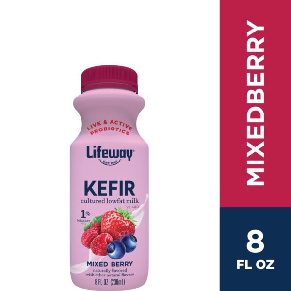 Lifeway Mixed Berry Probiotic Low Fat Kefir Drink
