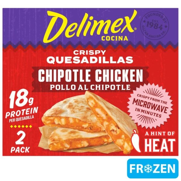 Delimex Chipotle Chicken Crispy Quesadillas