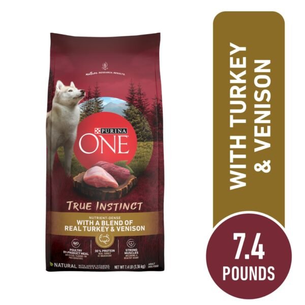 Purina ONE True Instinct Adult Dry Dog Food Turkey & Venison