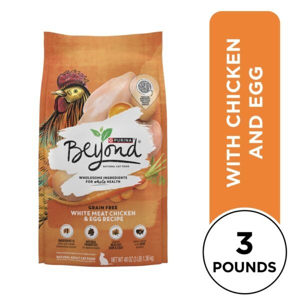 Purina Beyond Grain Free Adult Dry Cat Food White Meat Chicken & Egg Recipe