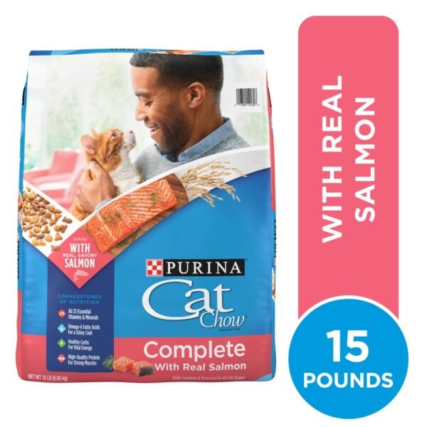 Purina Cat Chow Complete Dry Cat Food Real Salmon