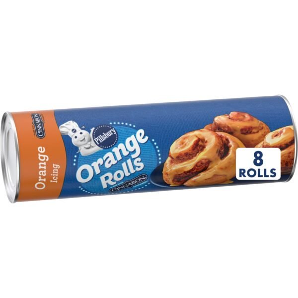 Pillsbury Orange Cinnabon Cinnamon Rolls with Orange Icing