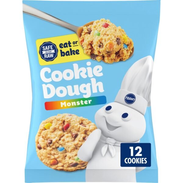 Pillsbury Ready to Bake Monster Refrigerated Cookie Dough
