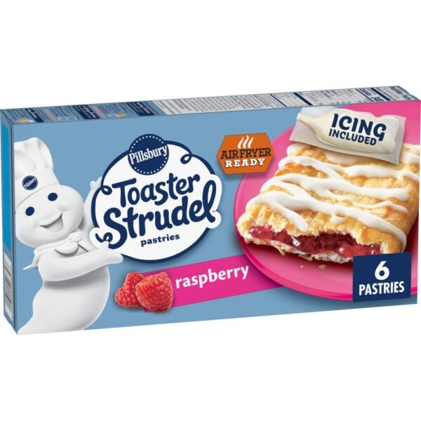 Pillsbury Raspberry Toaster Strudel Frozen Pastries