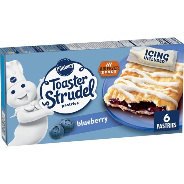 Pillsbury Blueberry Toaster Strudel Frozen Pastries