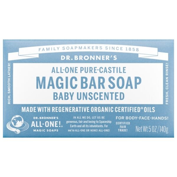 Dr. Bronner's All-One® Bar Soap Unscented